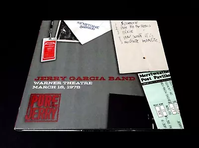 Jerry Garcia Band Warner Theatre 3/18/1978 JGB Pure Jerry 6 2 CD Grateful Dead • $224.99