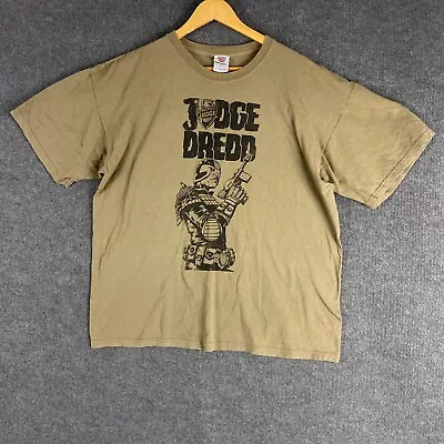 Judge Dredd Shirt Mens Extra Large Grey 2000 AD Vintage Y2K 2000s Adult • $45.64