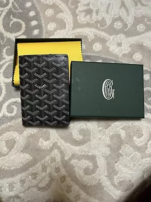 Goyard Passport Holder Card Wallet - Black • $150