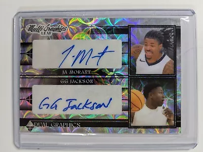 JA MORANT & GG JACKSON Dual Auto 2024 LEAF Multisport Multigraphics 1/3 • $159.20