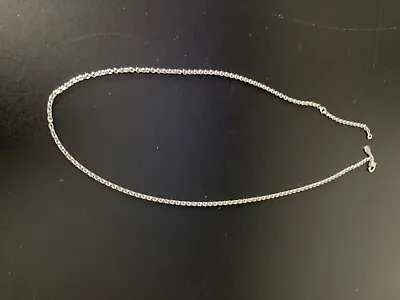 AUTHENTIC PANDORA NECKLACE STERLING SILVER CHAIN #590412-45 W/POUCH • $40
