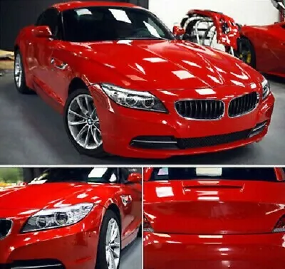 High Gloss Glossy Red Vinyl Film Wrap Sticker Decal DIY Bubble Free Air Release • $8.82