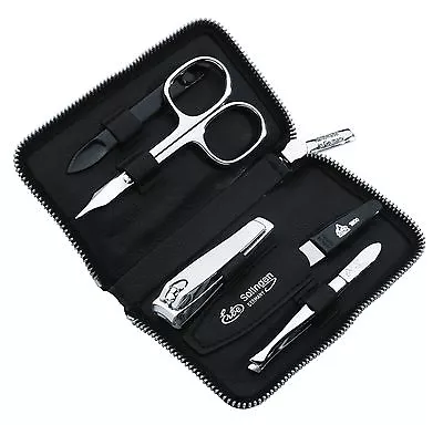 Becker-Manicure Erbe Solingen Set Manicure Case Men's Real Leather Nail Clipper • $90.97