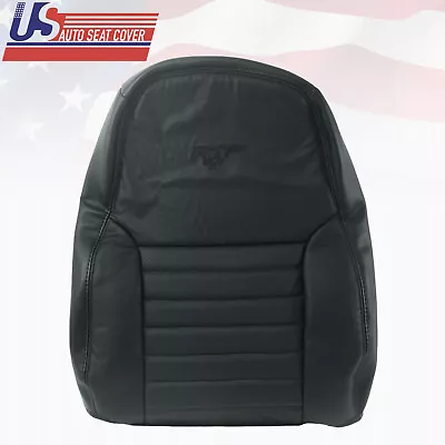 2001 2002 Ford Mustang GT Coupe Driver Lean Back Perforated Leather Cover Black • $204.61