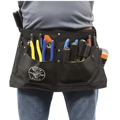 $40.12 • Buy KLEIN TOOLS Electrician HeavyDuty Canvas TapeMeasure Holder Tool Belt Pouch M/L