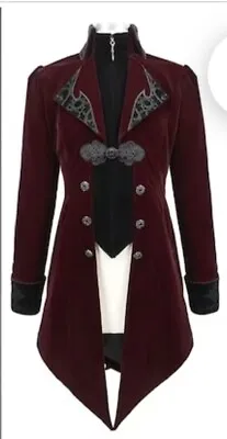 Gothic Clothing For Men Red And Black • $100