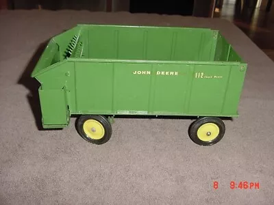 Vintage 1960 Ertl John Deere Chuck Wagon 112 Pressed Steel 1/16 Scale  USA • $49