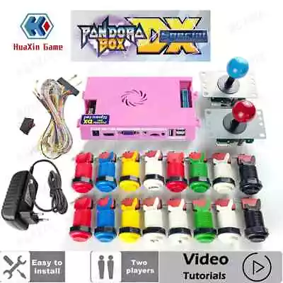 DIY Arcade Kit Pandora Box DX Special 5000 In 1 Can 3D Game Save Record Tekke • $116