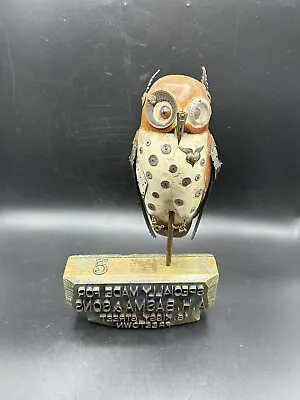 MULLANIUM Jim Tori Mullan Steampunk Bird Owl Art Sculpture Mixmedia • $1650