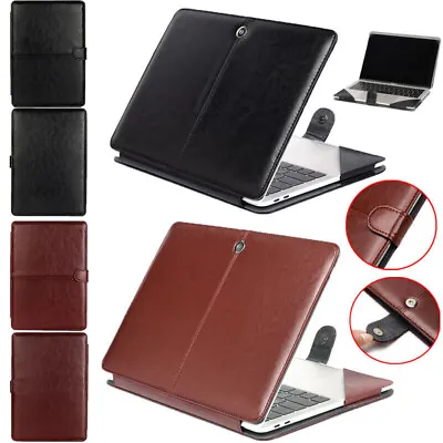 For MacBook Air Pro 11 12 13.3 14 15 16 Inch Laptop Protector PU Leather Cover • $26.99