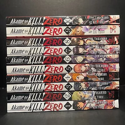 Akame Ga Kill! Zero Manga Volumes 1-10 Complete Set Brand New English Sealed • $117