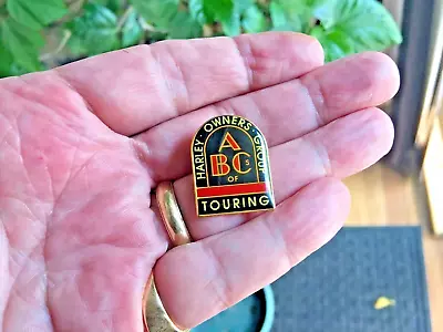 Vintage Harley Owners Group ABC's Of Touring Pin • $4