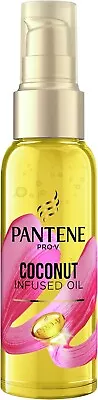 Pantene Pro-V Coconut Infused Hair Oil 100ml For Dry Damaged Hair Leave-In • £6.85