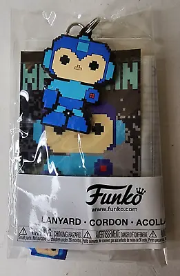 MEGA-MAN 8-Bit Funko POP! Lanyard Keychain GameStop EXCLUSIVE • $7