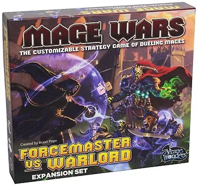 Mage Wars Forcemaster Vs. Warlord Expansion Board Game • $23.78