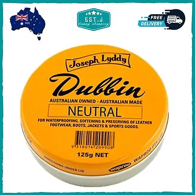 $15.83 • Buy Original Joseph Lyddy Neutral Leather Dubbin 125g Australian Made NEW AU.