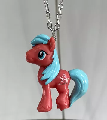 My Little Pony Swanky Hank Figure Necklace Charm Silver Plated Jewelry 20” Chain • $14.99