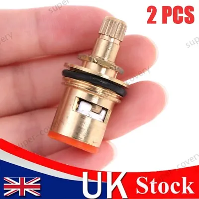 2pcs Kitchen Ceramic Tap Cartridge Valve Disc Insert Quarter Turn 1/2  20teeth • £5.53