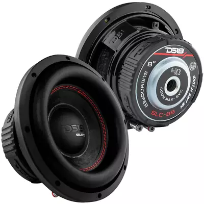 2x DS18 SLC-8S 8  Subwoofer With 2  Aluminum Voice Coil - 200 Watt Rms 4-ohm SVC • $133.76