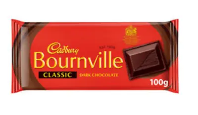 CADBURY BOURNVILLE DARK CHOCOLATE CLASSIC 2 X 100g • £5.49