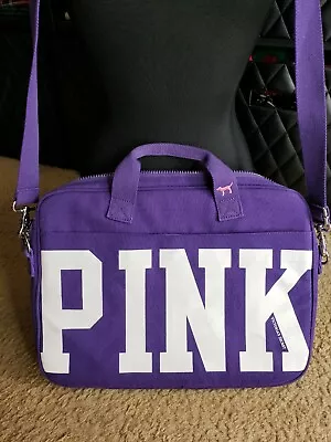Victoria's Secret PINK Brand Purple Laptop Bag Early 2000's • $20