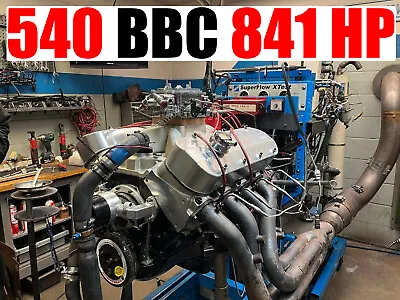 New 540 C.i. Big Block Chevy Race Gas 841 Hp Race Motor Dart Jesel 9.800 Deck • $26999.95