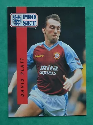 £1 • Buy 1990-91 PRO SET   DAVID PLATT  - ASTON VILLA  No 23