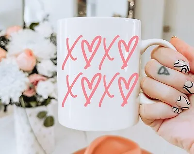 Xoxo Hugs And Kisses Coffee Mug For Her Valentines Day Gifts Be Mine Hello Valen • $26.99