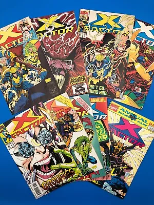 Bronze X-Factor 87 89 90 91 93 98 99 Giant-Sized Annual 2 & 6 (9 Books) FN/VF • $22.99