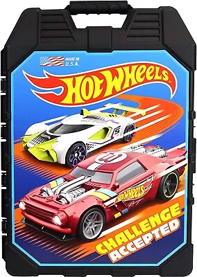 New 48 Car Case Car Toy Collection Carry Case Ages 3+ Toys Games Hot Wheels AUS • $49.95