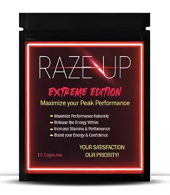 Raze Up Extreme Edition Male Enhancement Pills For EXTREME PERFORMANCE! • $29.95