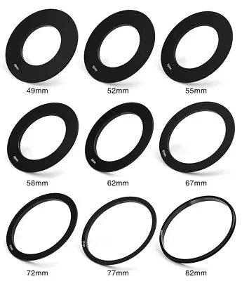 Metal Adapter Filter Holder Ring For Cokin P Series 49 52 55 58 62 67 72 77 82mm • £16.99