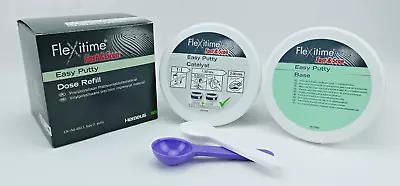 Kulzer Dental Flexitime Fast & Scan Putty Soft Hand Mix 600mL 66045754 VPS Heavy • $168.60