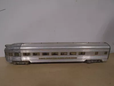 1960-2 Vintage American Flyer #663 S Scale Aluminum Observation Car Needs Repair • $39.99