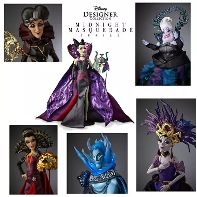 SEALED 2020 Disney D23 VILLAINS Set 6 Designer Doll Midnight Masquerade LE Hades • $2000