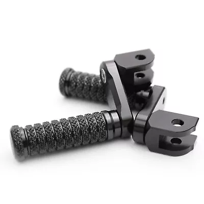 Black 1.5 Inch Extended Rider Foot Pegs POLE For Harley V-ROD VRSC 05-07 08 09 • $59.94