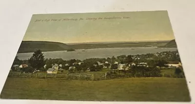 Postcard Bird’s Eye View Of Millersburg PA Susquehanna 1908 • $13.95