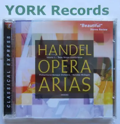 HANDEL - Opera Arias -  DEW MINTER - Excellent Condition CD Harmonia Mundi • £4.99