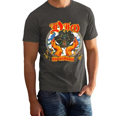 VINTAGE FEEL - DIO 1985 Merch Faded Grey Color Rock Band T-Shirt 100847GG • $20.97