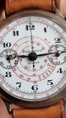£1350 • Buy Berthoud Monopusher Chronograph Vintage 1920s Universal Geneve