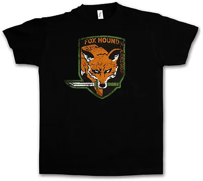 FOXHOUND LOGO T-SHIRT - Symbol Insignia Big Boss Metal Solid Gear PC Game Snake • £18.14