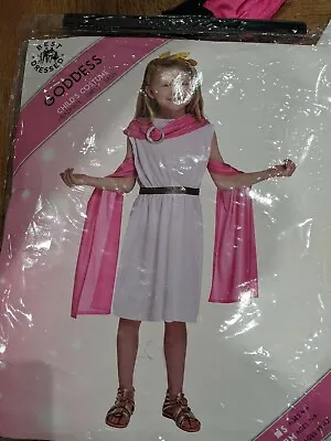 Child's Goddess Costume Dressing Up 7-9 Yrs • £3.50