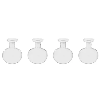  4 PCS Glass Vase Office Tall Wedding Centerpieces For Tables • £32.45