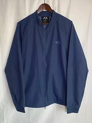 Oakley Men's Golf Tech Jacket Universal Blue XL Lightweight Water Repellent • $64.99