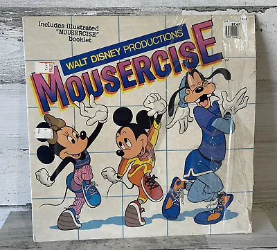 Walt Disney Productions Mousercise LP With Booklet (RARE) • $24.99