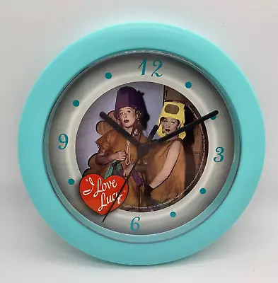 Vintage Vandor I Love Lucy Retro Blue 8  Wall Clock Open Box NEW! • $29