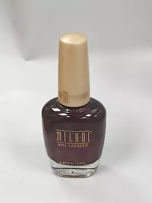 MILANI Nail Polish Lacquer Color # 49 BlackBerry Baby .45 Oz • $8.54