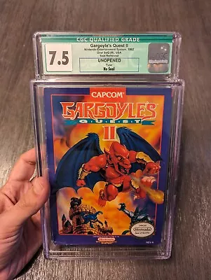 Gargoyles Quest II 2 NES Nintendo Video Game CGC 7.5 New Unopened No Seal • $688