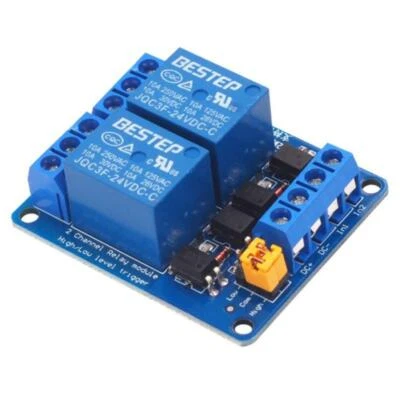 $12.57 • Buy 3.3V 5V 12V 24V 2 Channel Relay Module High And Low Level Trigger Relay Board MB