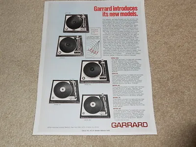 Garrard Turntable Ad Zero 100c Aero 92 827062 Article Info 1 Pg 1974 • $13.31